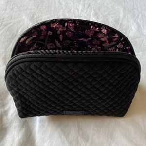 Vera Bradley quilted iconic clamshell cosmetic bag